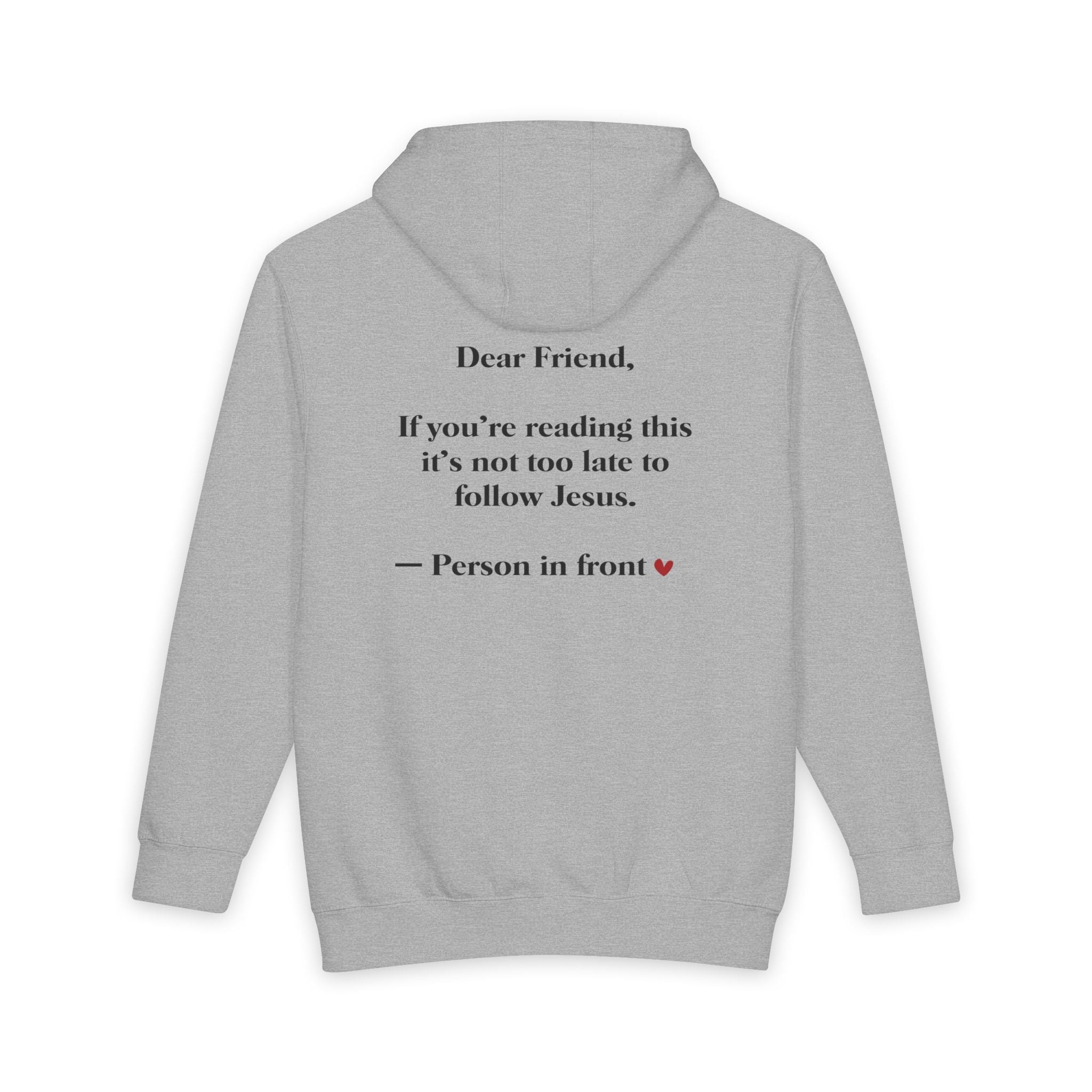 "Follow Jesus" Heavyweight Hoodie - Unideus
