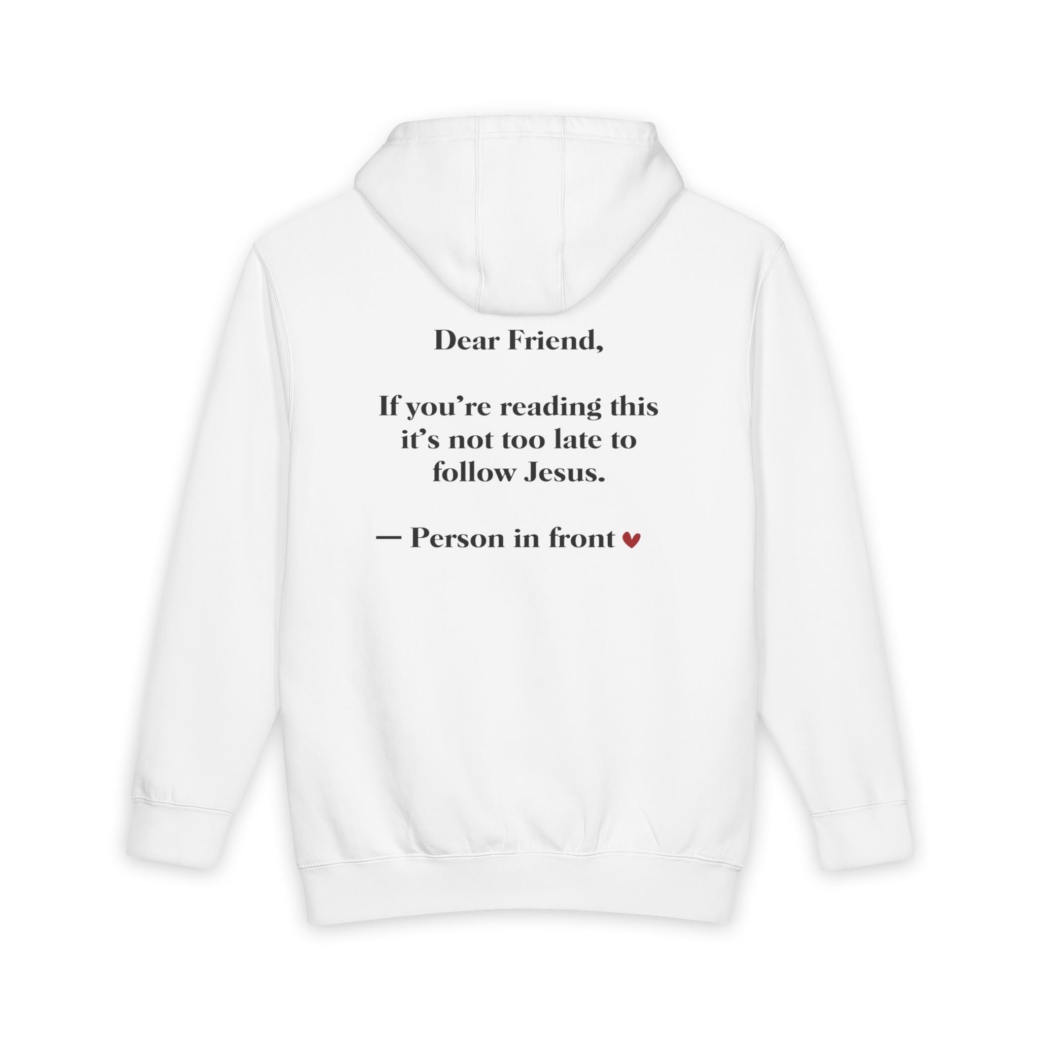 "Follow Jesus" Heavyweight Hoodie - Unideus