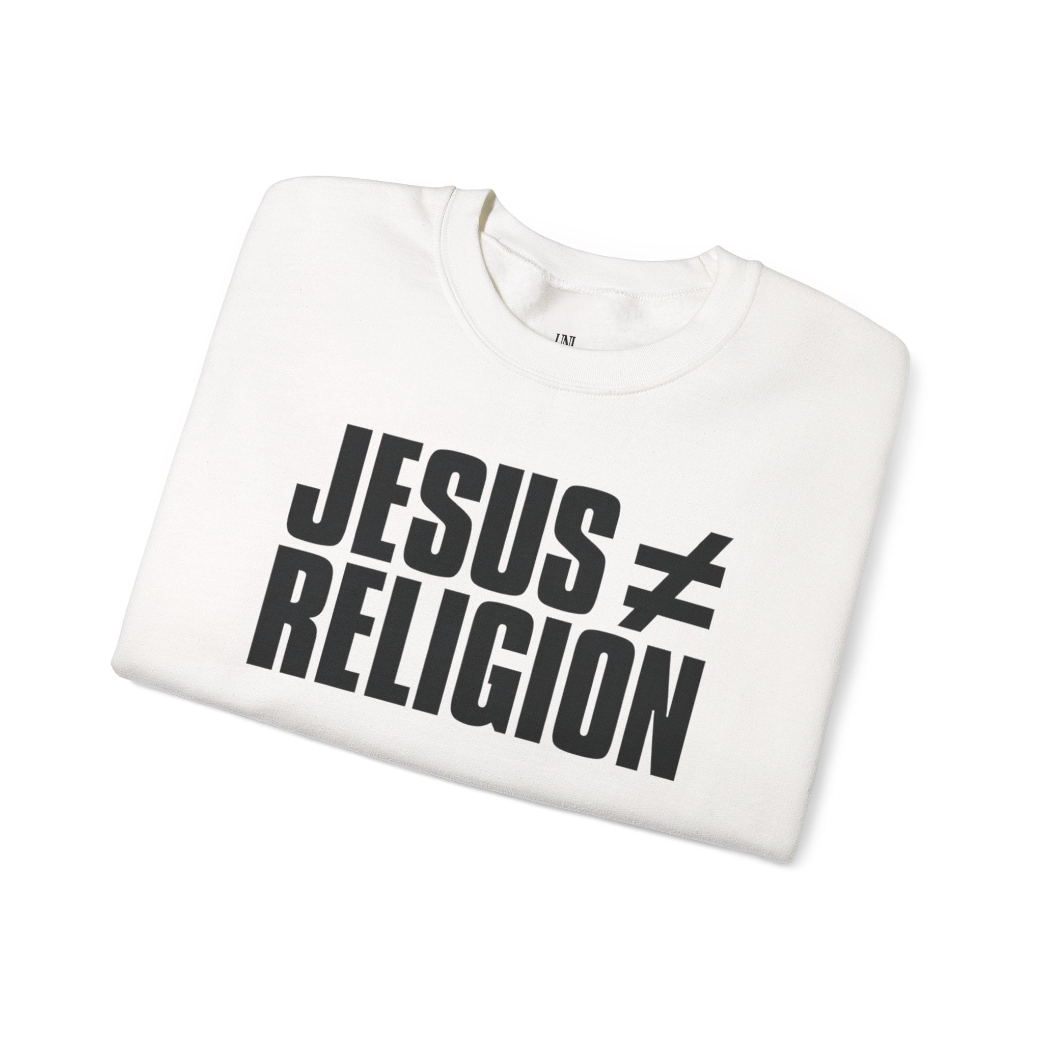 "Jesus not Religion" Crewneck - Unideus