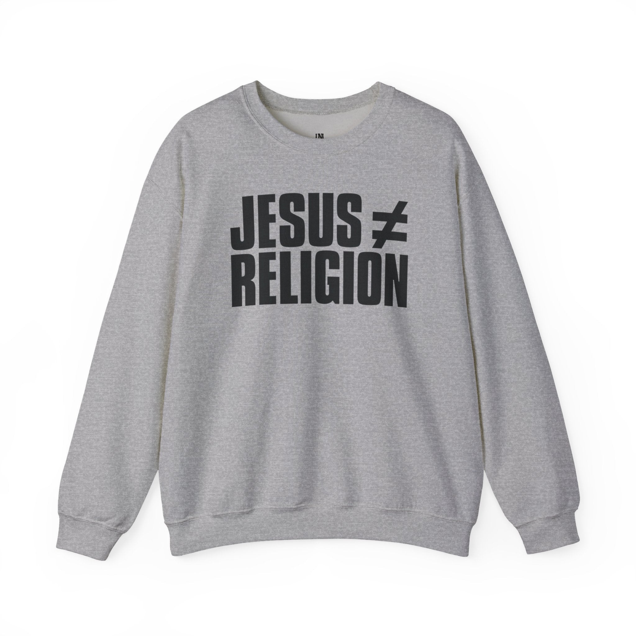 "Jesus not Religion" Crewneck - Unideus